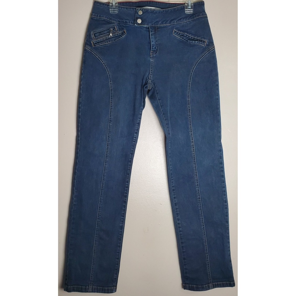 Vintage Tommy Hilfiger Women's Jeans Stretch Size 12 Y2K 2000's 90's Unique